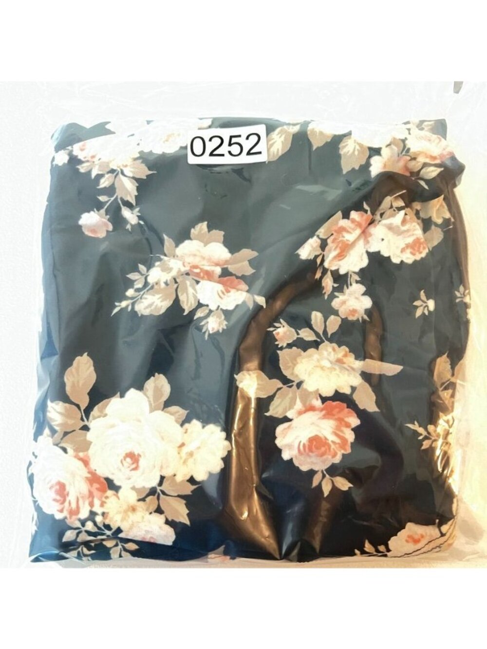 Dark Floral Womens Sz L Bodycon Dress Black Rose Coquette Dark Feminine Romantic - Picture 12 of 13
